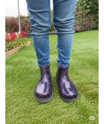 Potin Kadın Yağmur Botu 36-40 Mürdüm