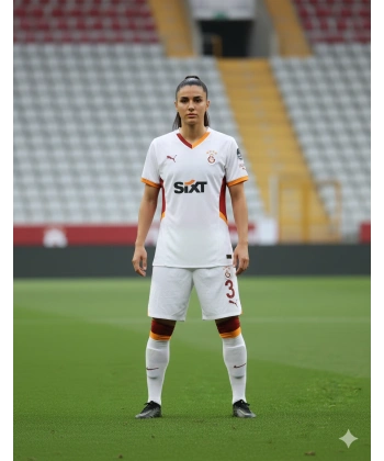 Puma 779657-02 Galatasaray 24/25 Kadın Deplasman Forması Beyaz