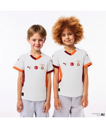 Puma 779660-02 Galatasaray 24/25 Çocuk Unisex Deplasman Forması Beyaz