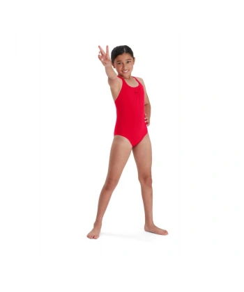 Speedo Kız Çocuk Eco Endurance Madalyalı Kız Çocuk Mayosu Kırmızı