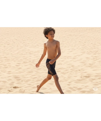 Speedo Plmt Jam-mer Erkek Çocuk Mayosu Siyah-Turuncu