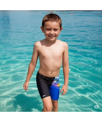 Speedo Printed Jam-mer Erkek Çocuk Mayosu Mavi