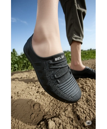 Spor Bahçe ve Tarım Erkek Ayakkabısı 40-45 Siyah