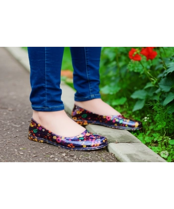 Zenne Çiçekli Bahçe ve Tarım Kadın Ayakkabısı 36-40 Sarı