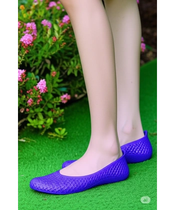 Zenne Makosen Bahçe ve Tarım Kadın Ayakkabısı 36-40 Mor