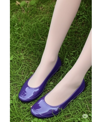 Zenne Renkli Çıplak Bahçe ve Tarım Kadın Ayakkabısı 35-41 Mor