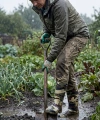 Unısex Bahçe ve Yağmur Çizmesi 36-40 Yeni Askeri Kamuflaj