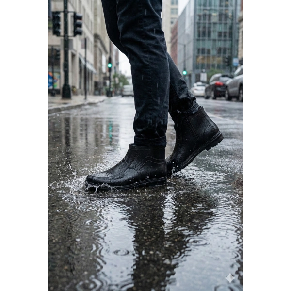 Belix Erkek Kışlık Su Geçirmez Bot 41-45 Siyah