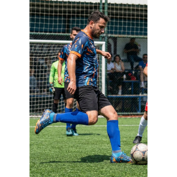 Dugana Çoraplı Halı Saha Ayakkabı 40-44 Füme-Turkuaz