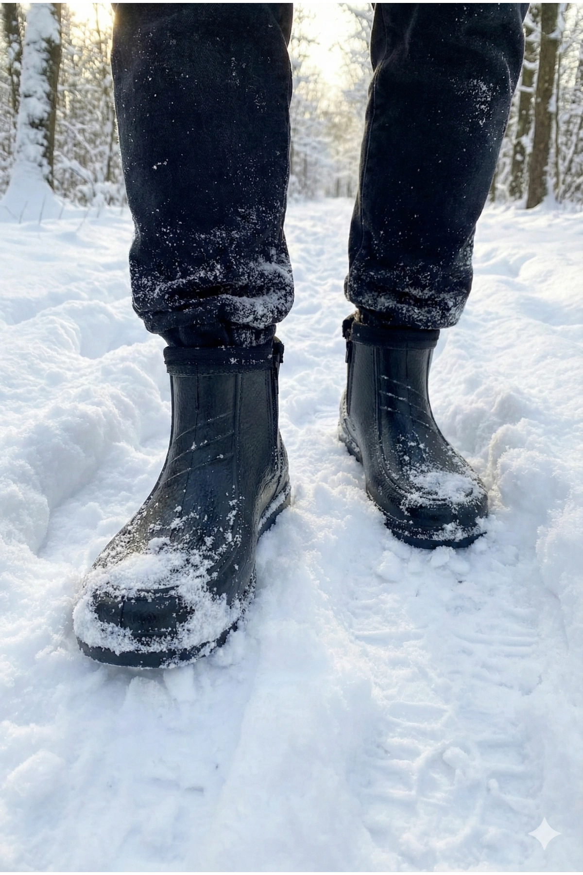 Belix Erkek Kışlık Su Geçirmez Peluşlu Bot 41-45 Siyah