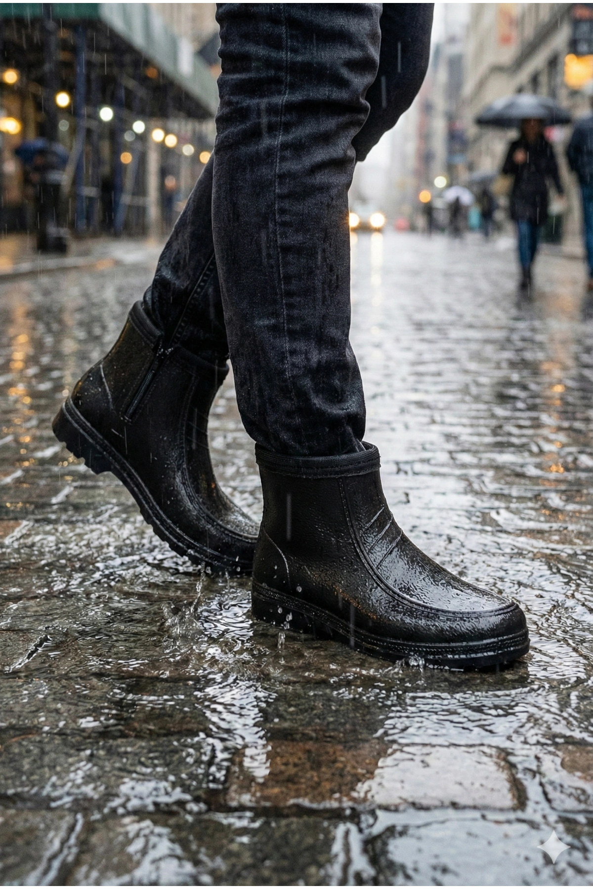 Belix Erkek Kışlık Su Geçirmez Peluşlu Bot 41-45 Siyah