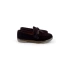 Elegant Kahverengi Hakiki Deri Süet Klasik Erkek Ayakkabı