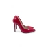 Luxuria Kırmızı Parlak Rahat Yüksek Stiletto Topuklu Ayakkabı