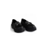 Sleekness Siyah Yüksek Tabanlı Mat Loafer Ayakkabı