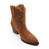 Svelte Taba Kovboy Deri Kadın Topuklu Bot