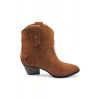 Svelte Taba Kovboy Deri Kadın Topuklu Bot