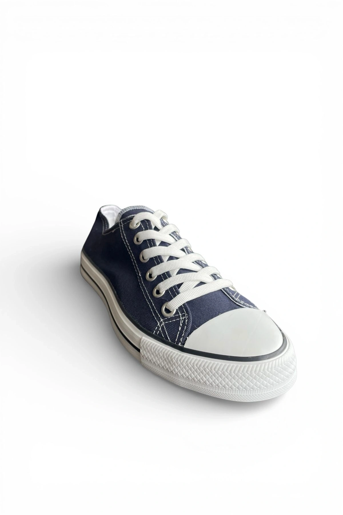 SkyHike Unisex Lacivert Kısa Rahat Keten Sneaker Spor Ayakkabı