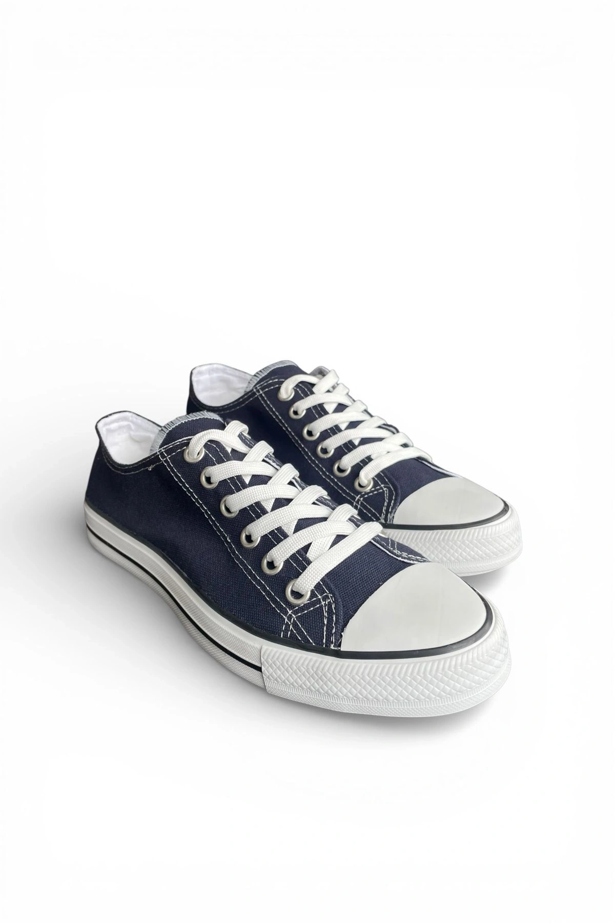 SkyHike Unisex Lacivert Kısa Rahat Keten Sneaker Spor Ayakkabı