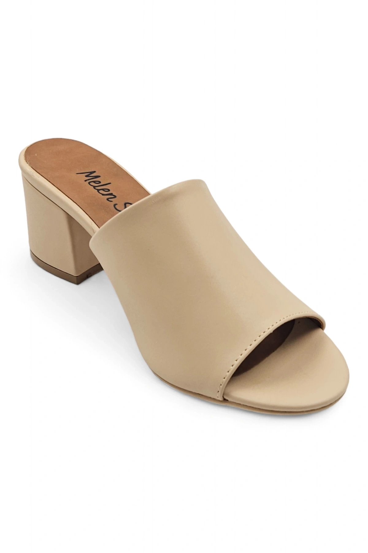 Celosia Bej Kadın Rahat Günlük Topuklu Terlik