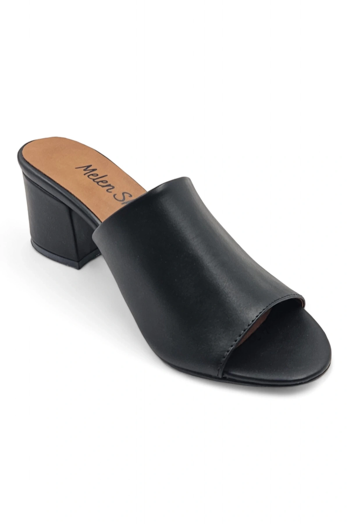 Celosia Siyah Kadın Rahat Günlük Topuklu Terlik