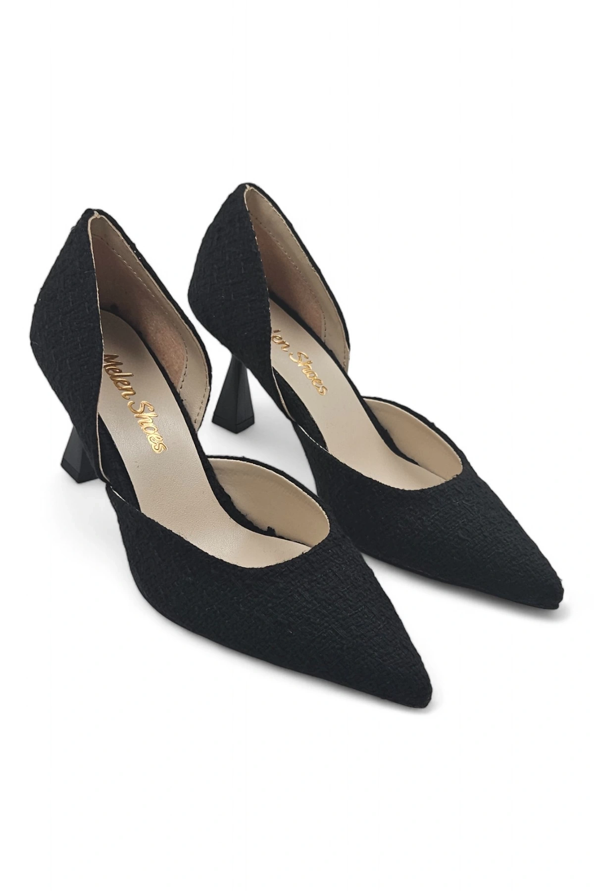 Dina Siyah Şık Ve Zarif Kadın Stiletto Topuklu Ayakkabı