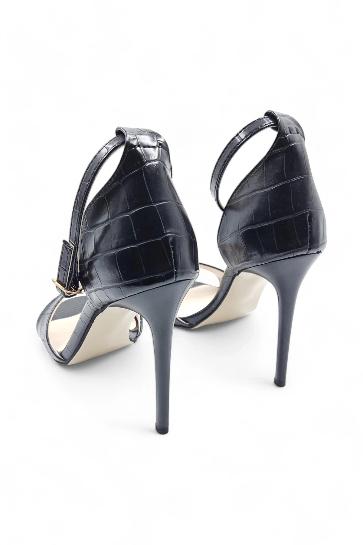 Lady Siyah Kadın Tek Bantlı Şık Ve Zarif Klasik Topuklu Ayakkabı