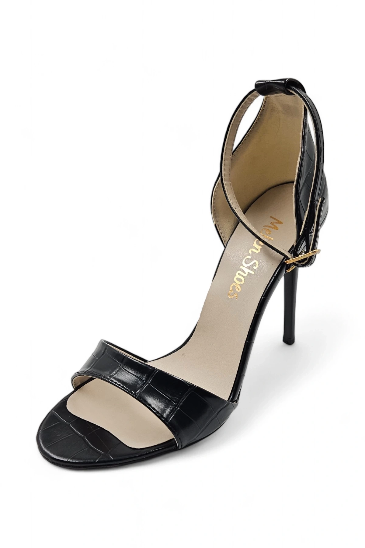 Lady Siyah Kadın Tek Bantlı Şık Ve Zarif Klasik Topuklu Ayakkabı