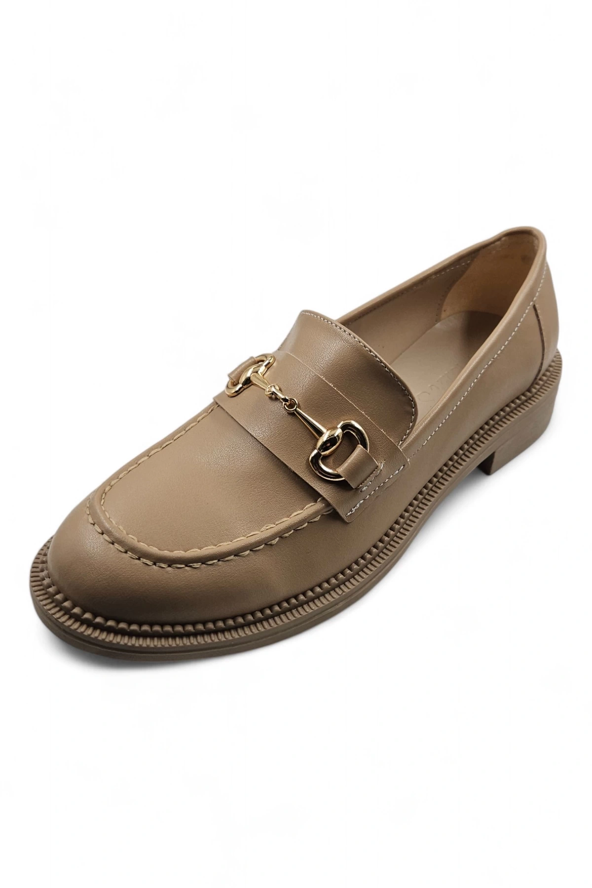 Mirth Vizon Loafer Toka Detaylı Mat Makosen Kadın Loafer Ayakkabı