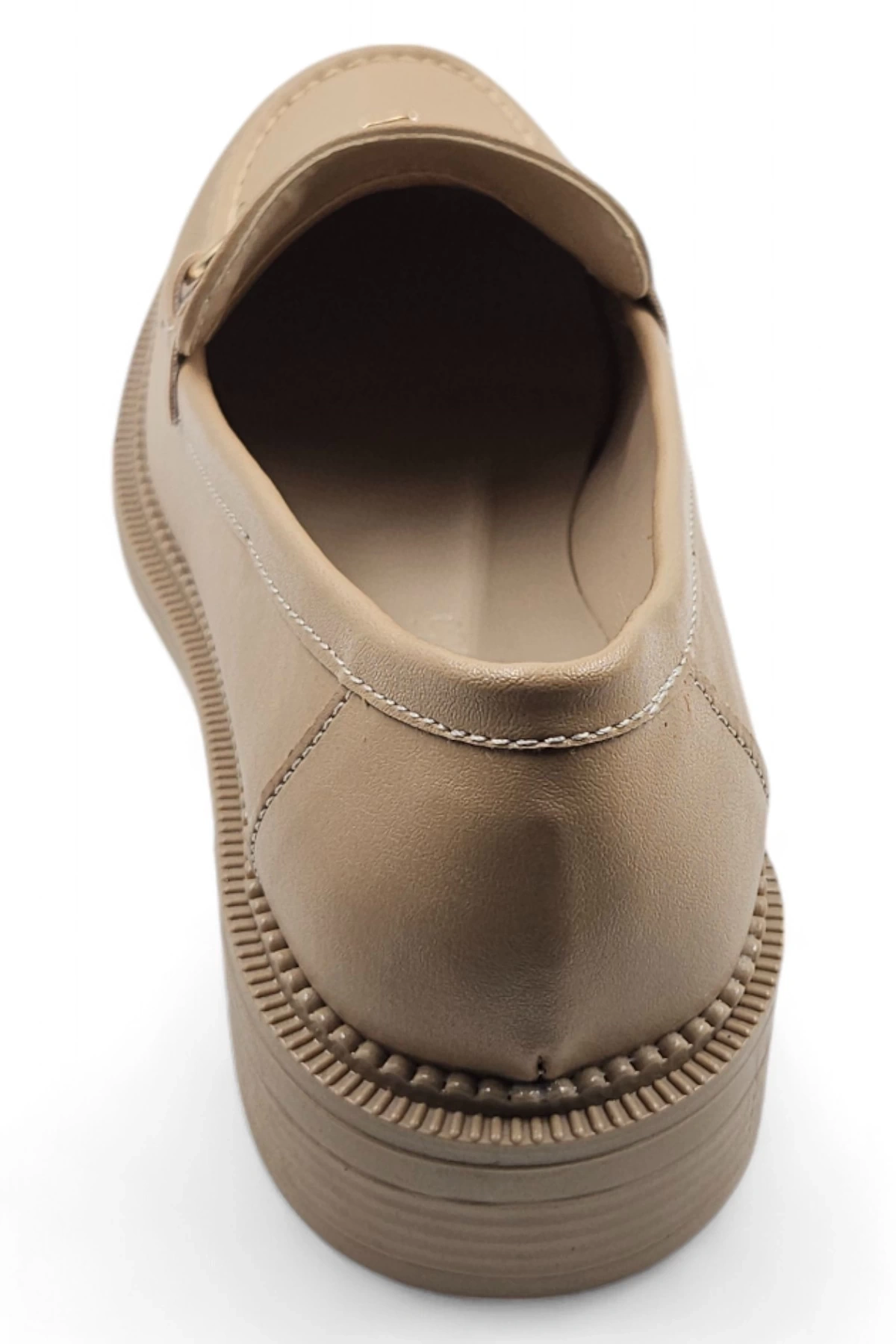 Mirth Vizon Loafer Toka Detaylı Mat Makosen Kadın Loafer Ayakkabı