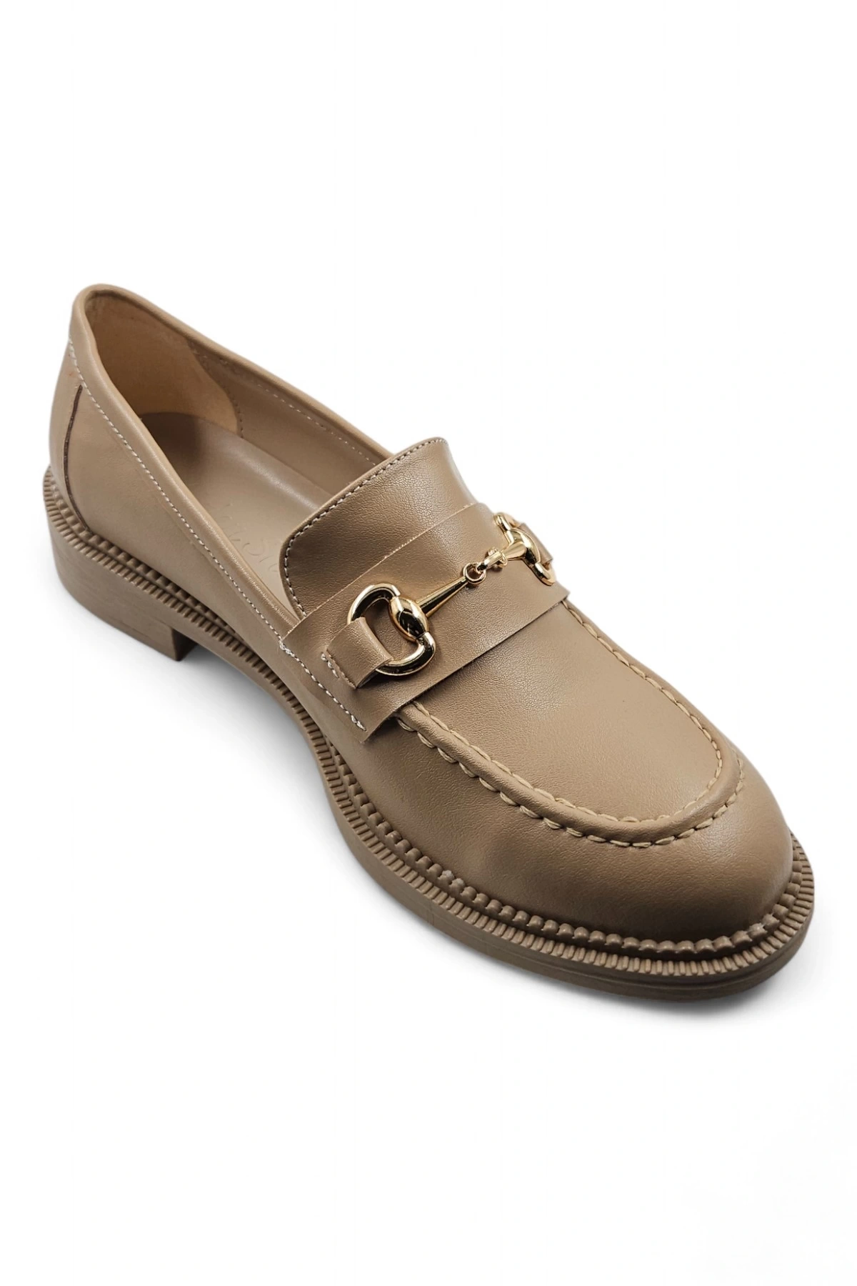 Mirth Vizon Loafer Toka Detaylı Mat Makosen Kadın Loafer Ayakkabı