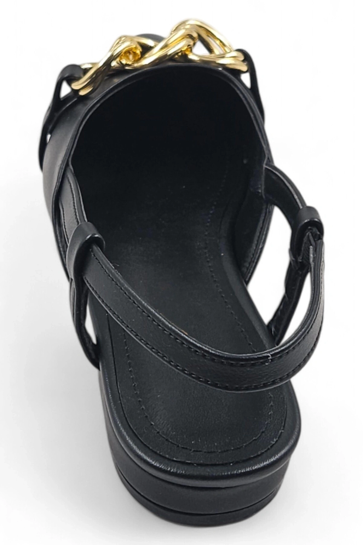 Nova Siyah Toka Detay Arkası Açık Siyah Babet Ayakkabı