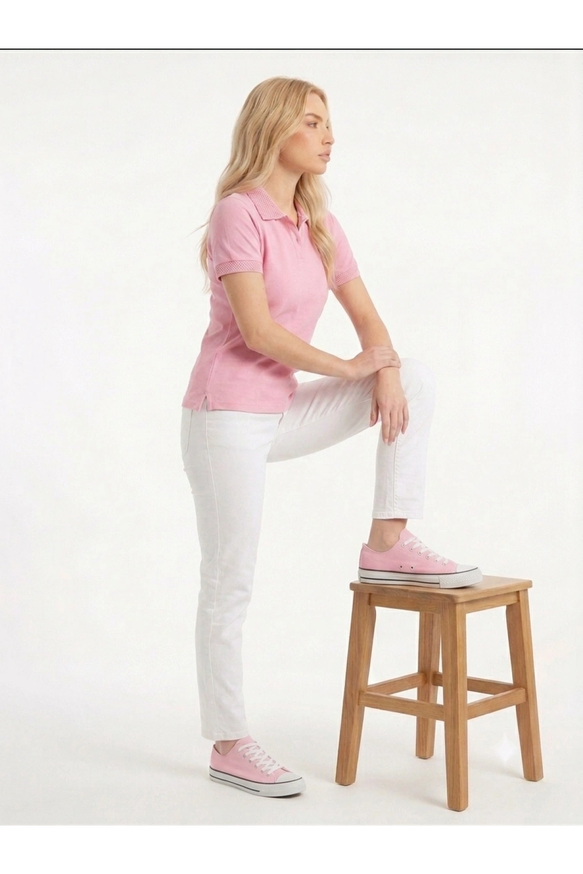 SkyHike Pembe Kısa Rahat Sneaker Spor Ayakkabı