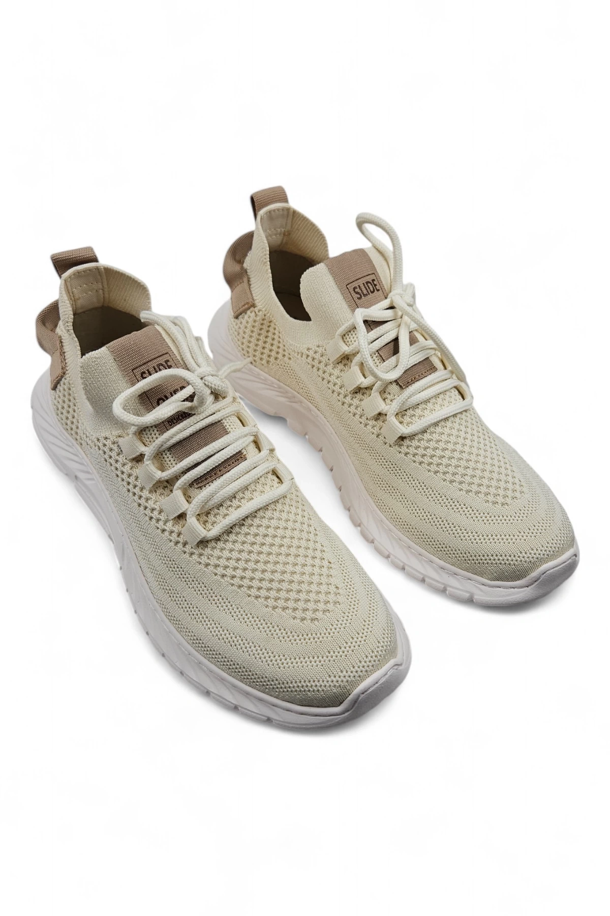 Stance Bej Bağcıklı Erkek Sneaker Spor Ayakkabı