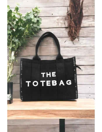 Tote Siyah Kadın The Tote Bag Kadın El Ve Omuz Çantası