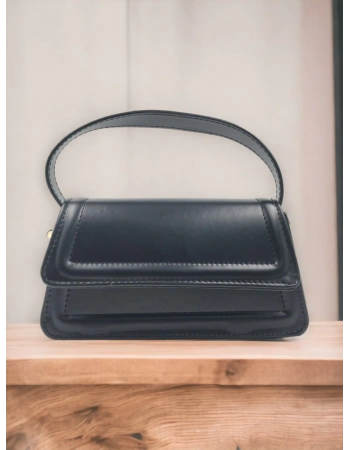 Etereo Siyah Kadın Vintage Kadın El Ve Omuz Çantası