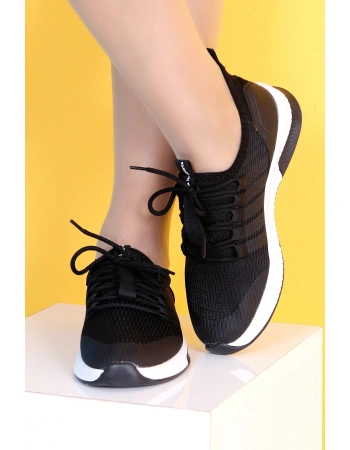 Midnight Siyah Günlük Rahat Sneaker Spor Ayakkabı