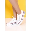 Skywalk Beyaz Yüksek Taban Sneaker Kadın Spor Ayakkabı