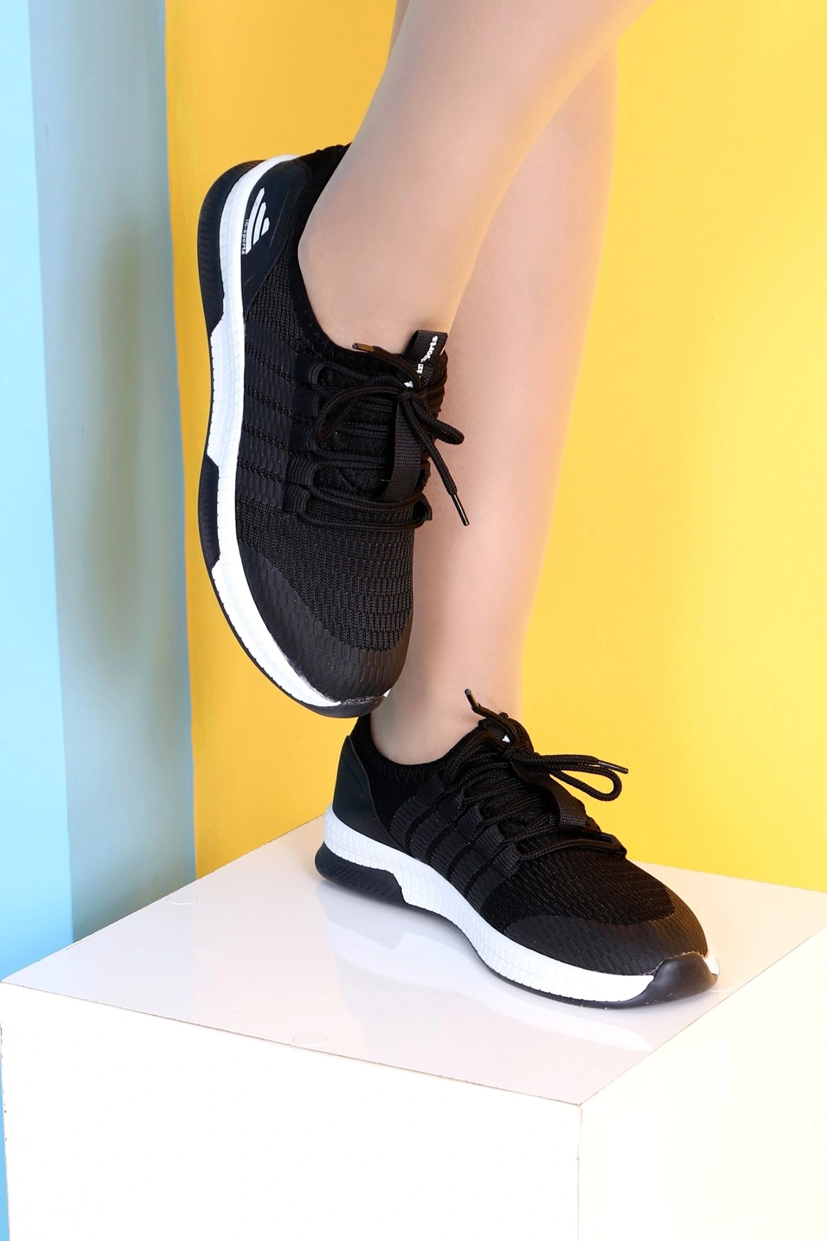 Midnight Siyah Günlük Rahat Sneaker Spor Ayakkabı