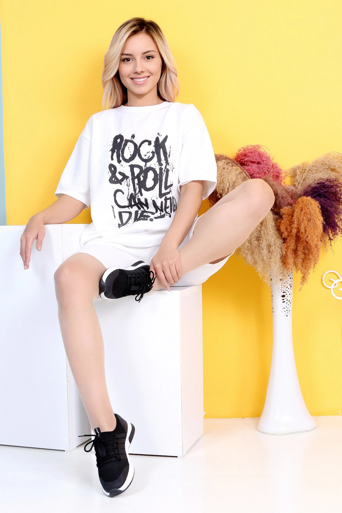 Midnight Siyah Günlük Rahat Sneaker Spor Ayakkabı