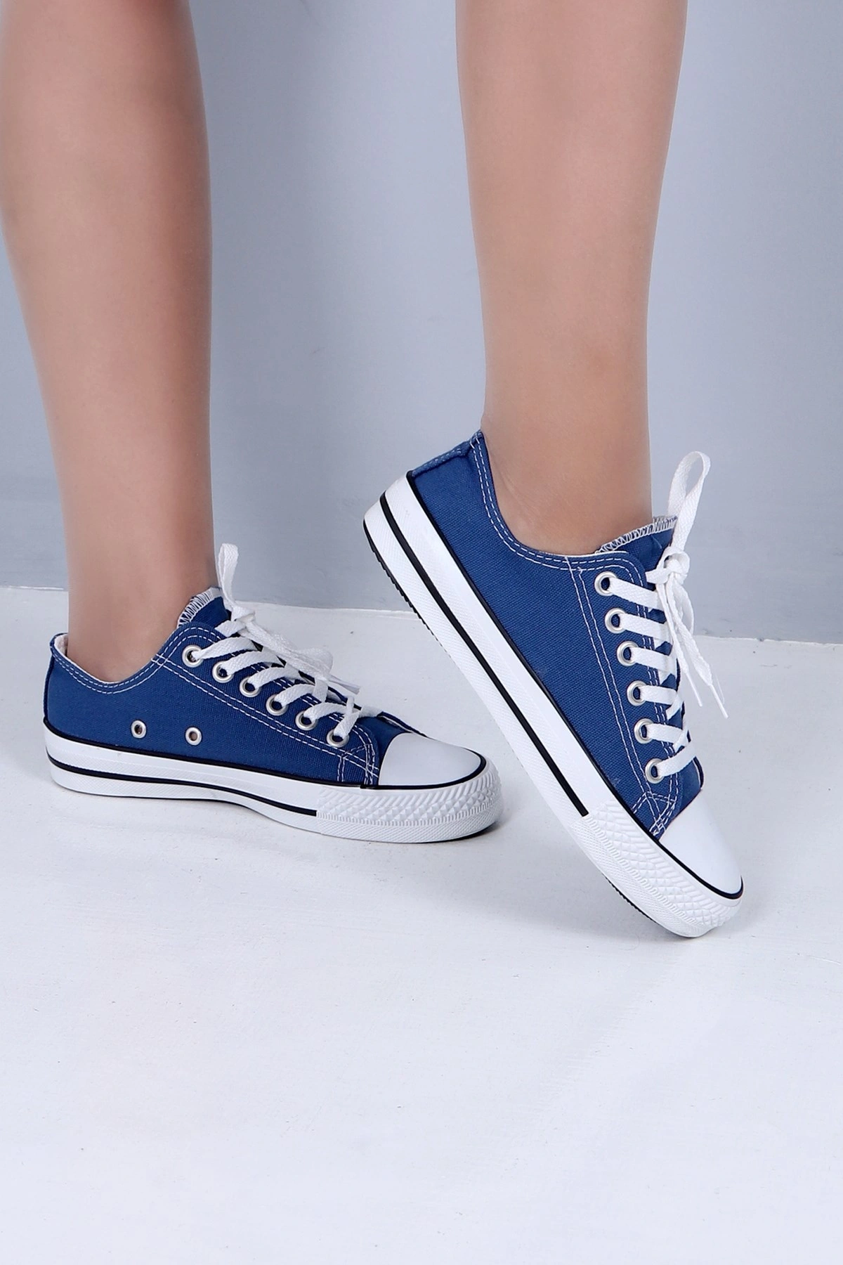 SkyHike Mavi Kısa Rahat Sneaker Spor Ayakkabı