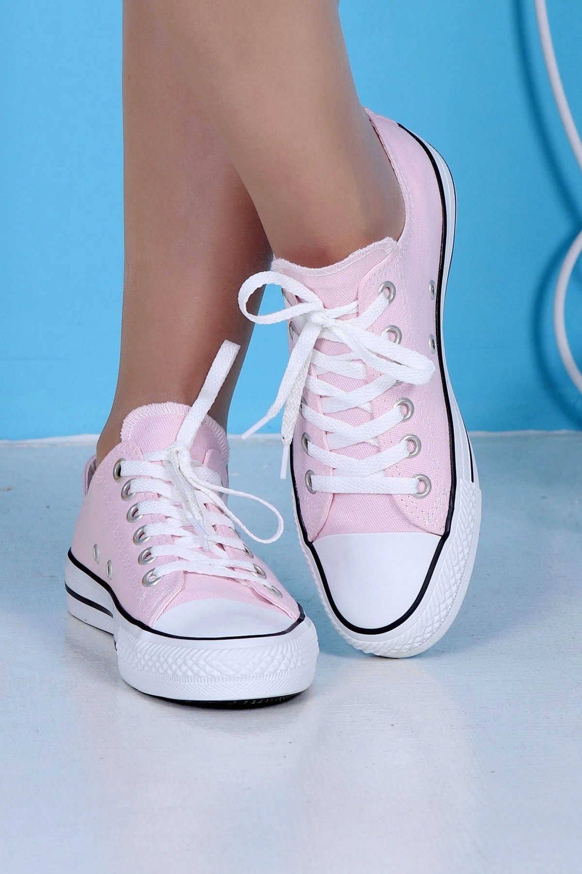 SkyHike Pembe Kısa Rahat Sneaker Spor Ayakkabı