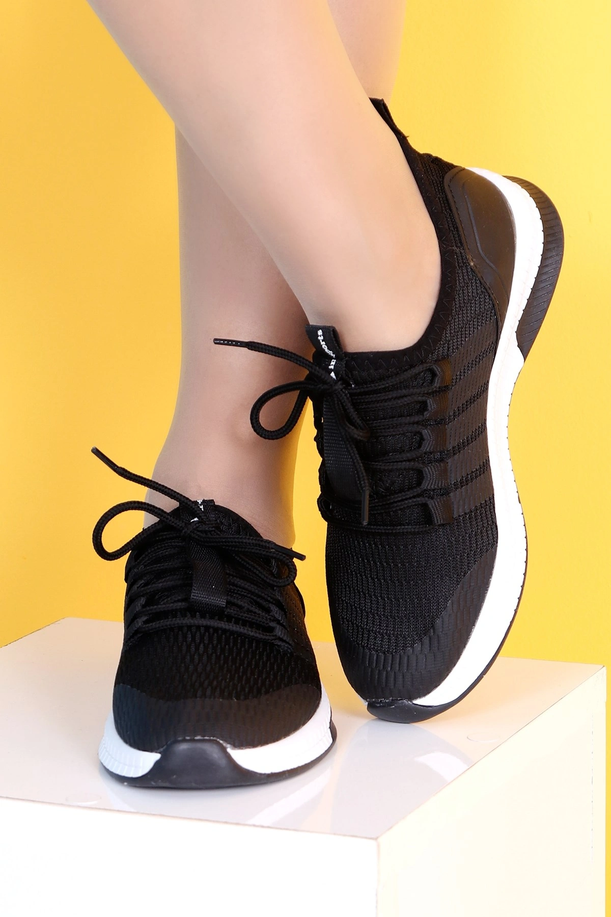 Midnight Siyah Günlük Rahat Sneaker Spor Ayakkabı