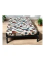 İronbed 30*50 Kedi Köpek Yatağı Siyah. Ergonomik Tasarım Minderi Ile Beraber