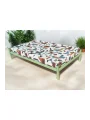 İronbed 40*70 Kedi Köpek Yatağı Yeşil. Ergonomik Tasarım Minderi Ile Beraber