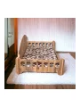 Pd Taht Kedi Köpek Yatağı Ergonomik 40*70 Cm Çam Renk ,yıkanabilir Duck Kumaş Minderi Ile Beraber