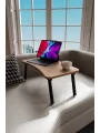 Laptop Sehpası Seyyar Kahvaltı Masası Katlanır Çalışma Sehpası Atlantik Çam