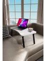 Laptop Sehpası Seyyar Kahvaltı Masası Katlanır Çalışma Sehpası Beyaz