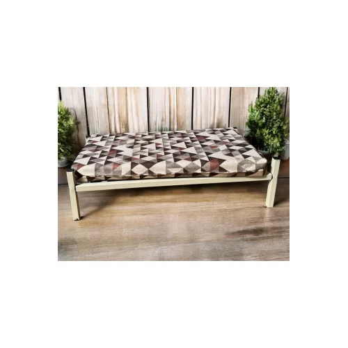 İronbed 30*50 Kedi Köpek Yatağı Beyaz. Ergonomik Tasarım Minderi Ile Beraber