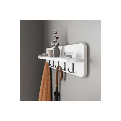 Dekoratif Kavisli Duvar Askılığı Elbise Askılığı 70 Cm