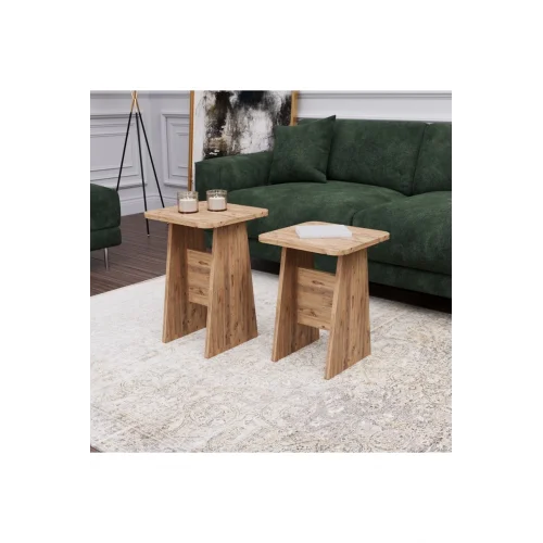 2 Lİ SEHPA YAN SEHPA ZİGON SEHPA SUNUM SEHPASI SERVİS SEHPASI H SEHPA